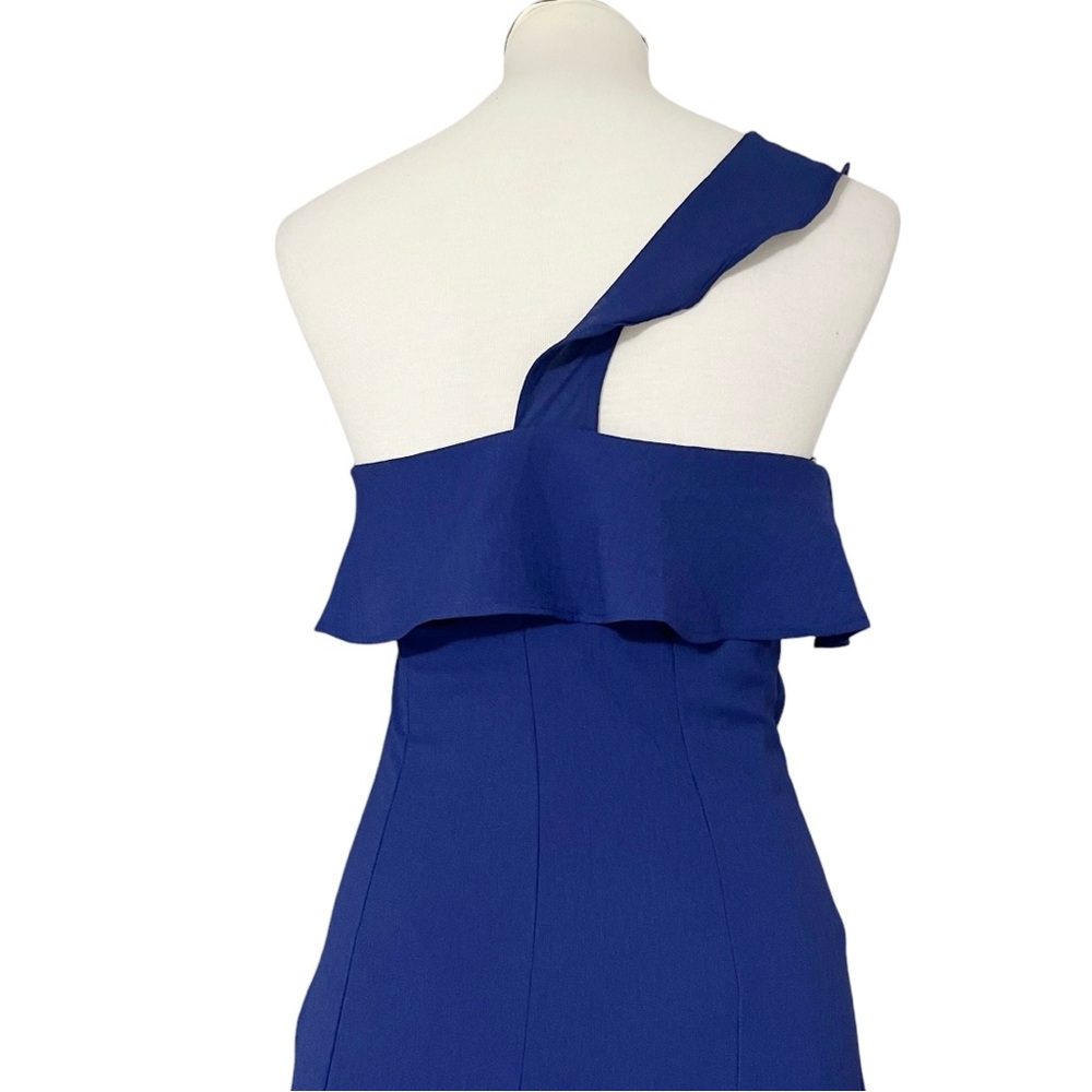 Lulus Beautiful View‎ Royal Blue One-Shoulder Dress Size Small - Picture 9 of 12